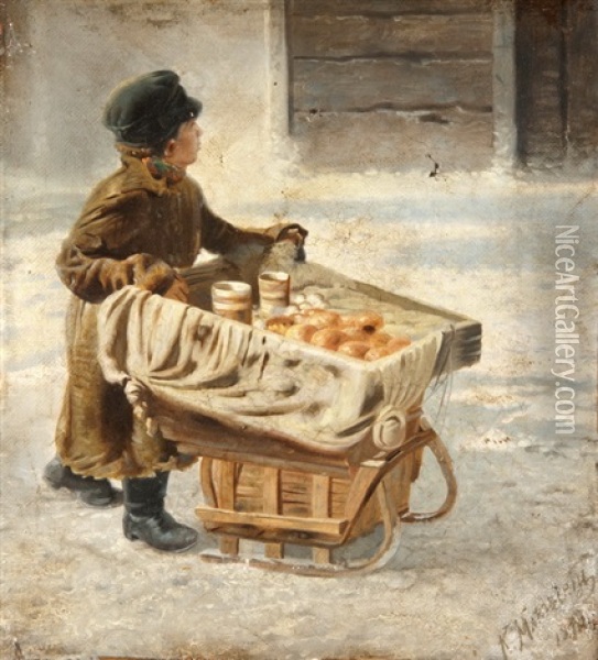 Maslenitsa In St. Petersburg Oil Painting - Konstantin Egorovich Makovsky