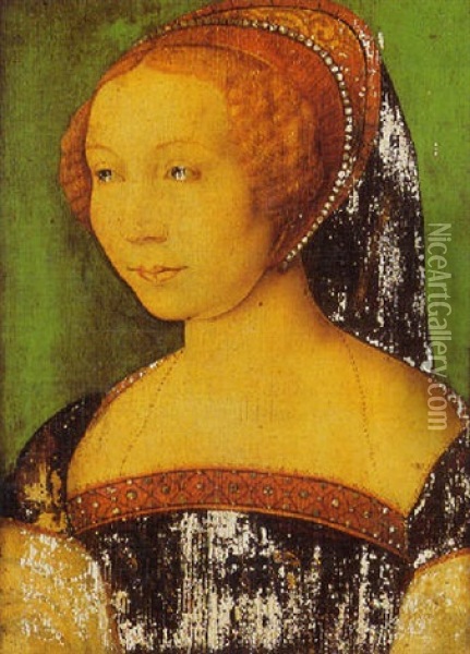 Portrait De Femme Oil Painting -  Corneille de Lyon