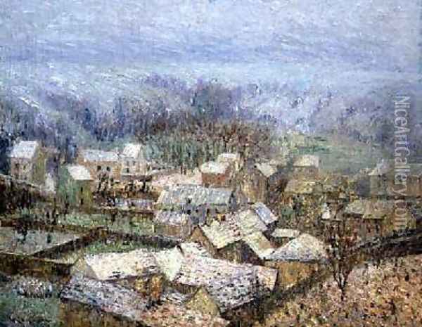 Winter at Pontoise Oil Painting - Gustave Loiseau