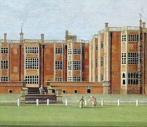 View of Temple Newsam House Oil Painting - James Chapman