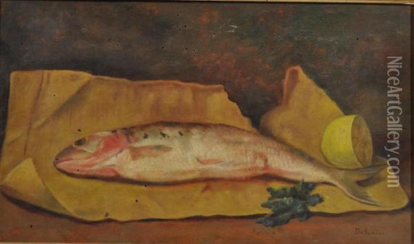 Natura Morta Oil Painting - Enrico De Luise