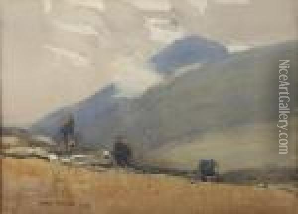 Benmore Near Keilatter Oil Painting - James Paterson