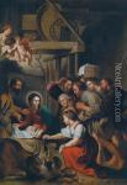Adorazione Dei Pastori Oil Painting - Peter Paul Rubens