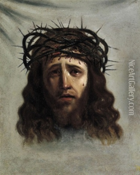 Il Sudario Di Cristo Oil Painting -  Guercino