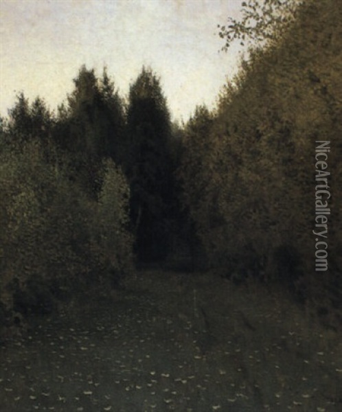 Forest Lane In Summer Oil Painting - Isaak Levitan