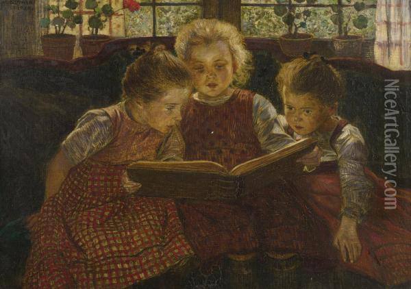 The Fairy Tale Oil Painting - Walther Firle