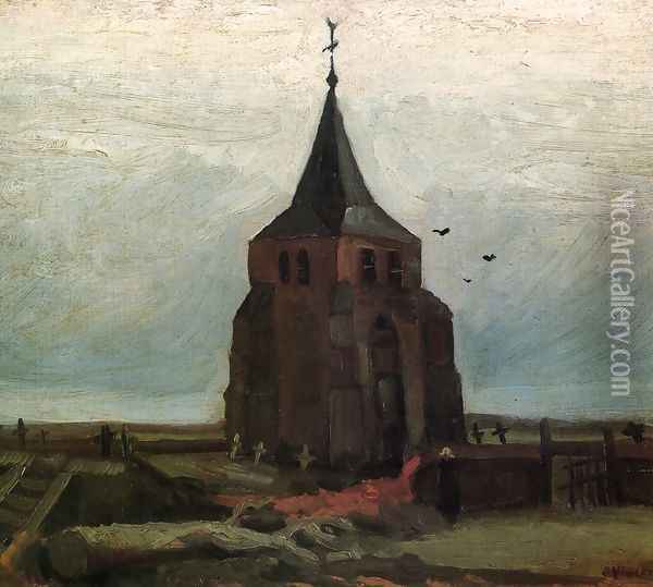 The Old Tower Oil Painting - Vincent Van Gogh