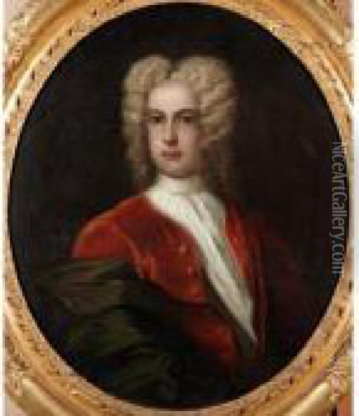 Portrait Of A Young Gentleman Oil Painting - William Wissing or Wissmig