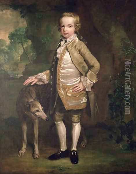 Sir John Nelthorpe, 6th Baronet as a Boy Oil Painting - George Stubbs