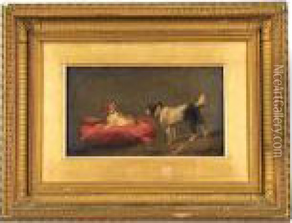 Romanticherie Di Cani Oil Painting - George Morland