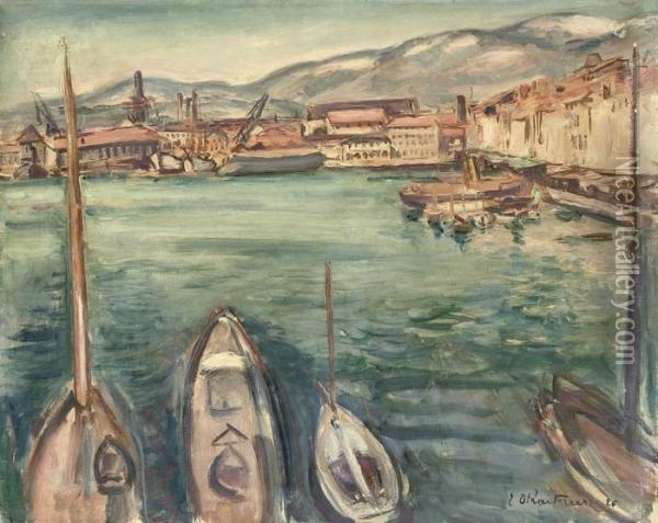 Quai A Toulon Oil Painting - Emile-Othon Friesz