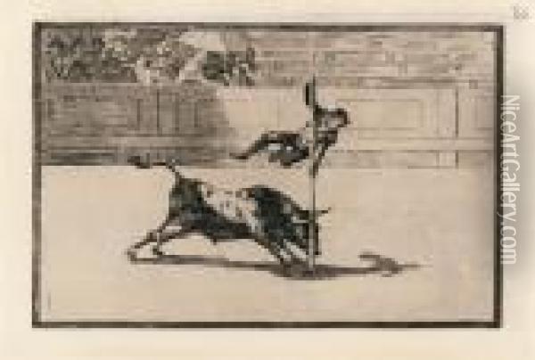 La Tauromaquia Oil Painting - Francisco De Goya y Lucientes
