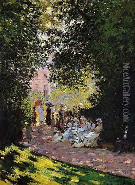 The Parc Monceau, Paris 2 Oil Painting - Claude Oscar Monet