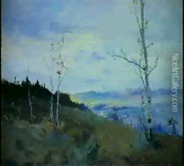 Mount Mckinley From The Susitna Valley Oil Painting - Sydney Mortimer Laurence