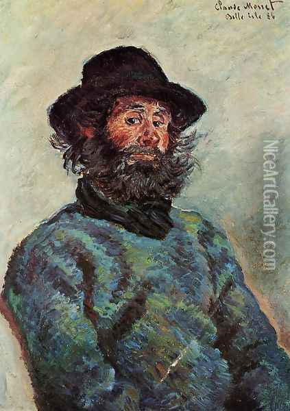 Portrait Of Poly Fisherman At Kervillaouen Oil Painting - Claude Oscar Monet