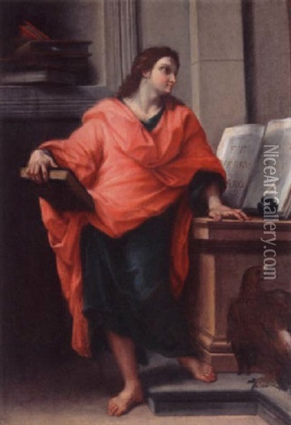 Saint John The Evangelist Oil Painting - Carlo Maratta