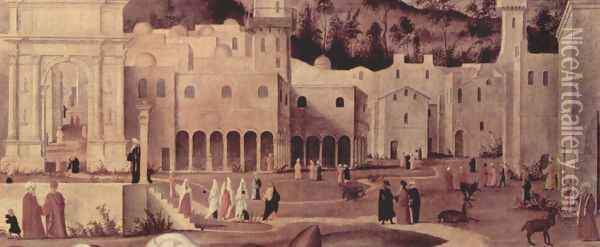 St. Stephen's sermon at the gates of Jerusalem, detail Oil Painting - Vittore Carpaccio