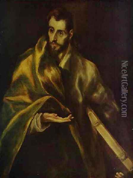 St James The Greater Oil Painting - El Greco (Domenikos Theotokopoulos)