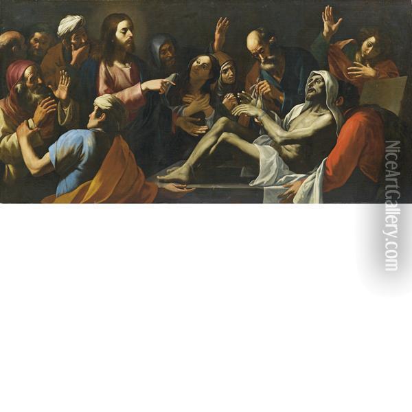 Resurrezione Di Lazzaro Oil Painting - Gregorio Preti