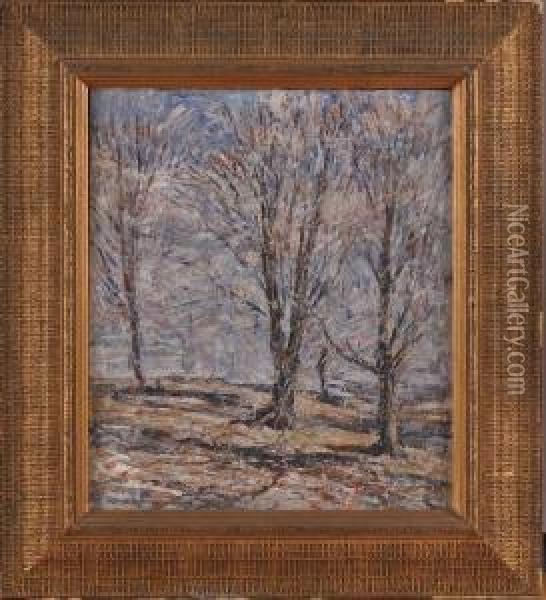 Spring Trees Oil Painting - William Carrigan