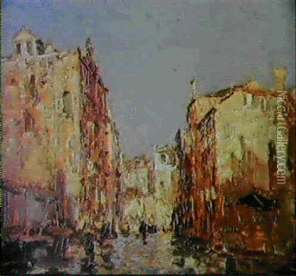 Canale Per Venezia Oil Painting - Emma Ciardi