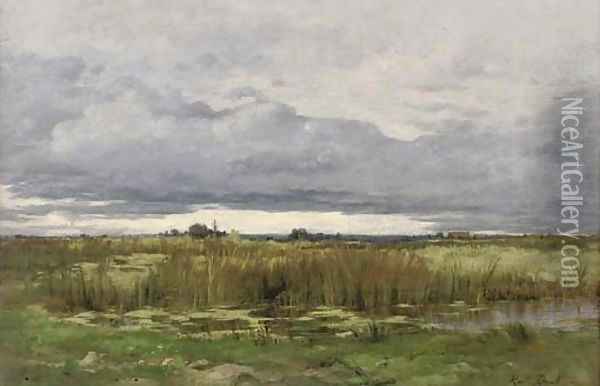 Before the storm Oil Painting - Karl Pierre Daubigny
