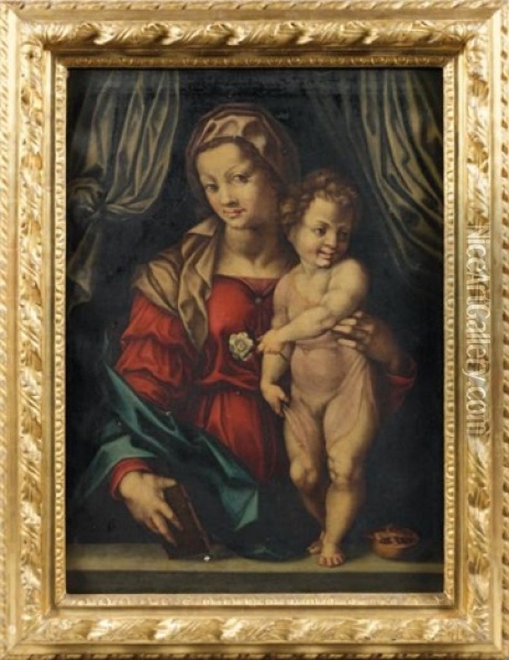 Vierge A L'enfant Oil Painting -  Pontormo