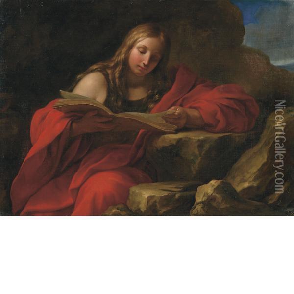 Maria Maddalena Oil Painting - Francesco Trevisani