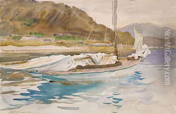 Idle Sails 1913 Oil Painting - John Singer Sargent
