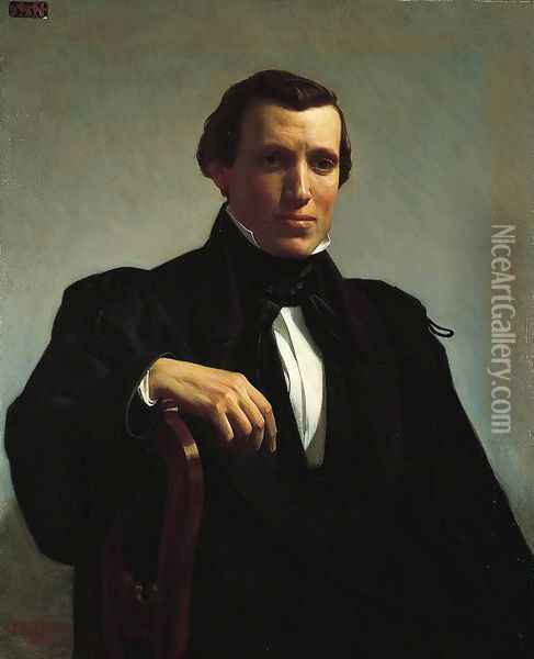 Portrait of Monsieur M. Oil Painting - William-Adolphe Bouguereau
