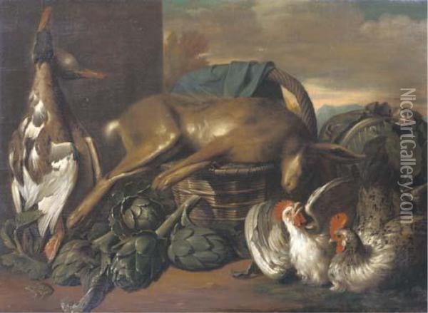 Game Oil Painting - Balthasar Huys