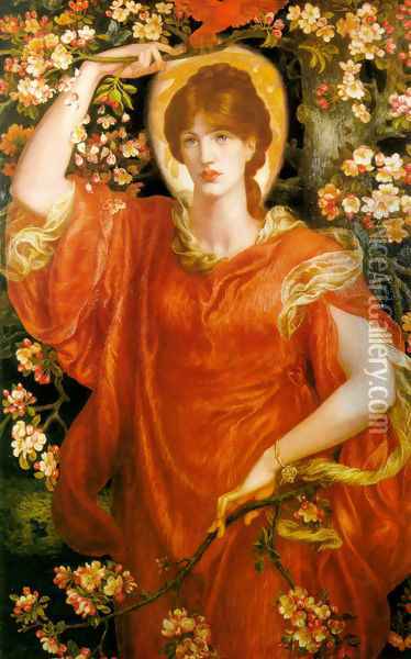 A Vision of Fiammetta 1878 Oil Painting - Dante Gabriel Rossetti