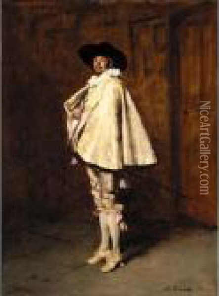The Musketeer Oil Painting - Ferdinand Victor Leon Roybet