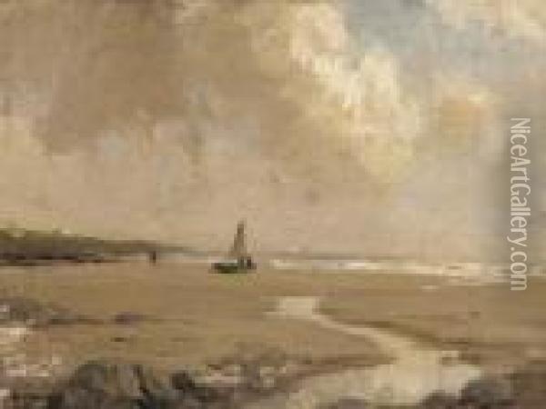Beached Boat Oil Painting - James Humbert Craig
