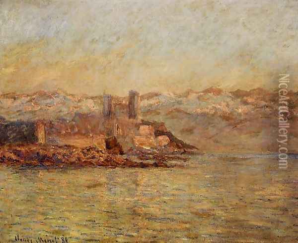 Antibes And The Maritime Alps Oil Painting - Claude Oscar Monet