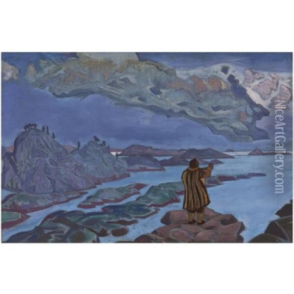 The Command Oil Painting - Nikolai Konstantinovich Roerich