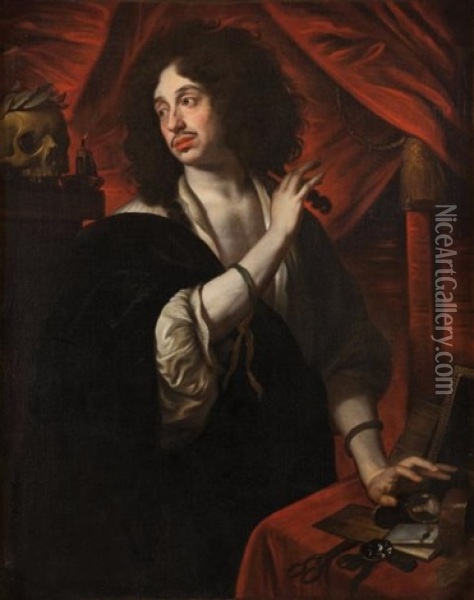 Portrait D'un Acteur Oil Painting - Mary Beale