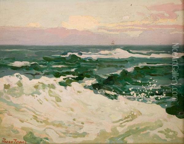 Morze Oil Painting - Iwan Trusz