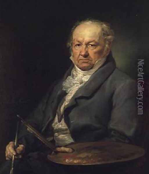 Francisco Jose de Goya 1826 Oil Painting - Vicente Lopez y Portana