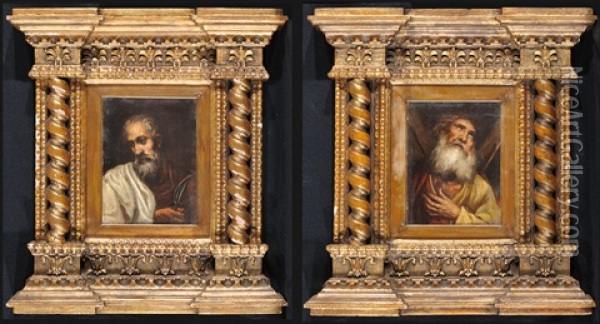San Pietro Martire (+ Sant'andrea; Pair) Oil Painting -  El Greco