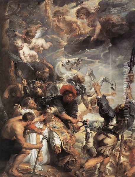The Martyrdom of St Livinus 1633 Oil Painting - Peter Paul Rubens