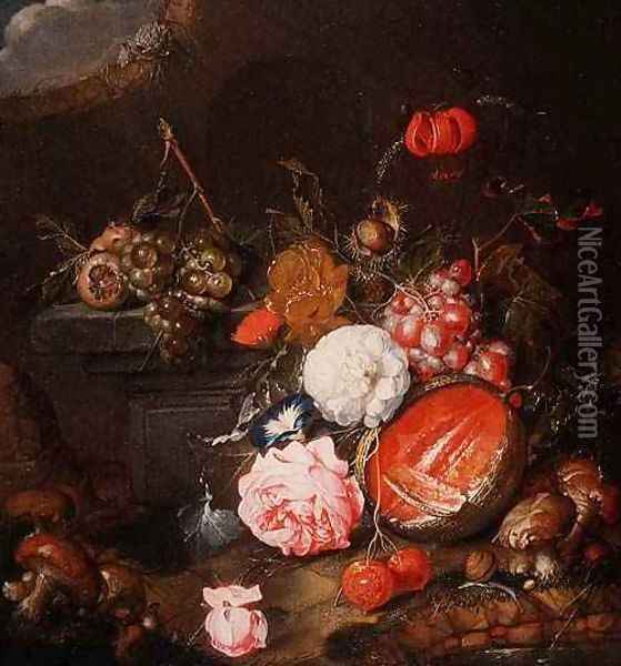 A Still Life Oil Painting - Cornelis De Heem