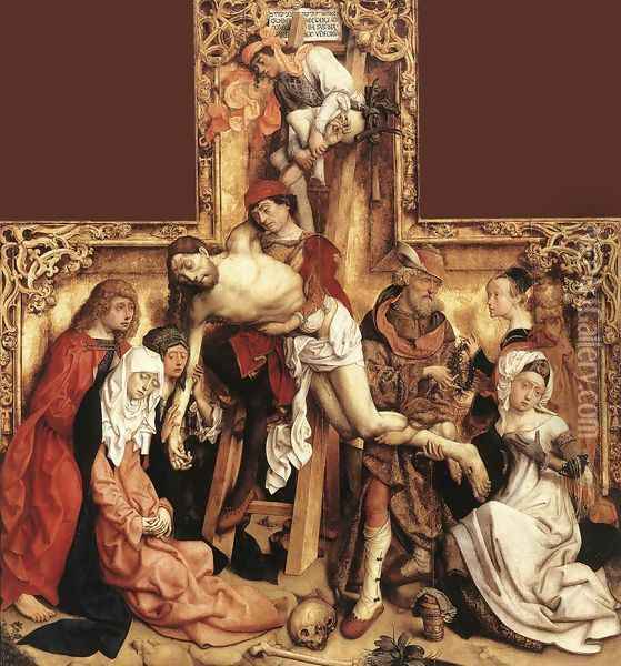 The Descent from the Cross 1500-05 Oil Painting - Master Of The St. Bartholomew Altarpiece