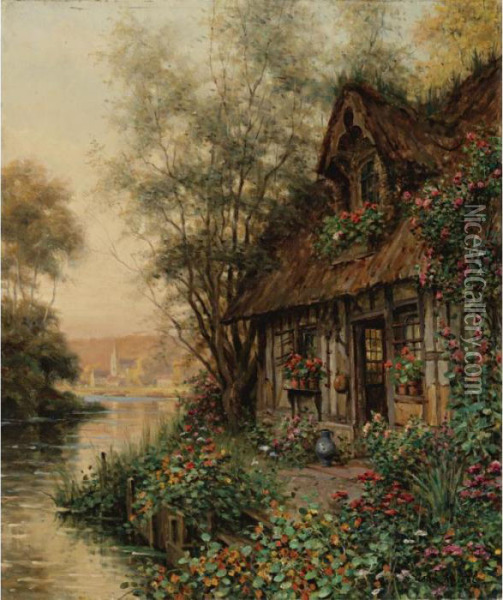 Diane's Cottage Oil Painting - Louis Aston Knight