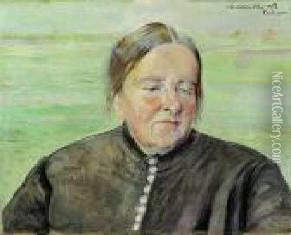 Portret Siostry 1924 R. Oil Painting - Jacek Malczewski