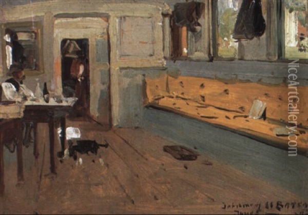 Interior Of El Barco Oil Painting - Arthur Melville