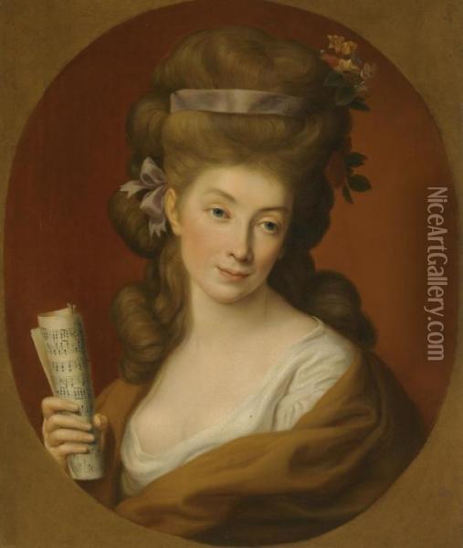 Portrait Of Elisabeta Potocka Oil Painting - Elisabeth Vigee-Lebrun