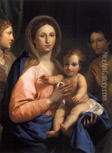 Madonna Con Il Bambino Oil Painting - Antonio Cavallucci