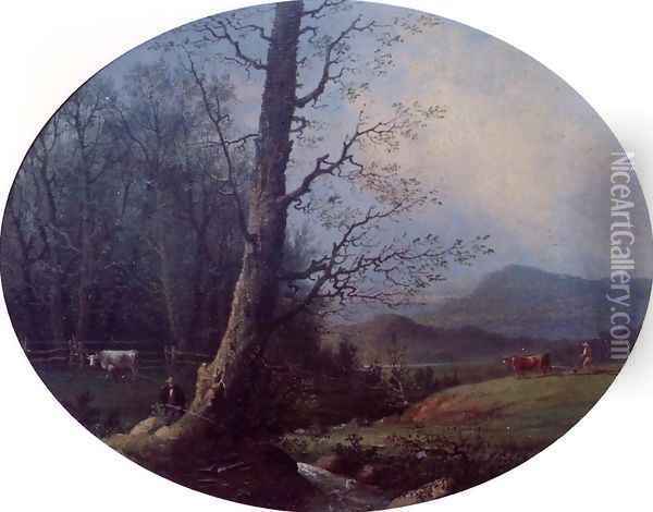 Spring Oil Painting - George Henry Durrie