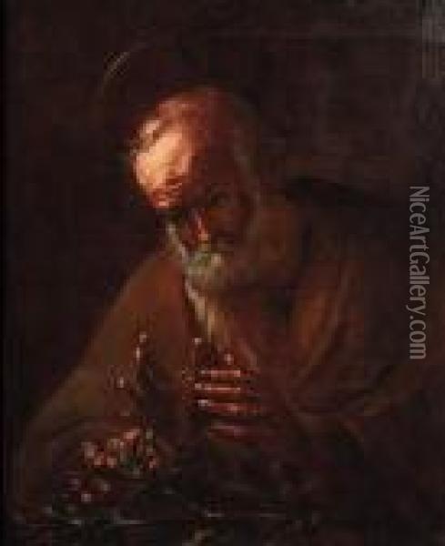 Saint Peter Oil Painting - Jusepe de Ribera
